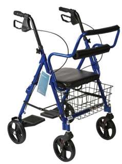 Transport Rollator Wheelchair Walker Transport Chair  
