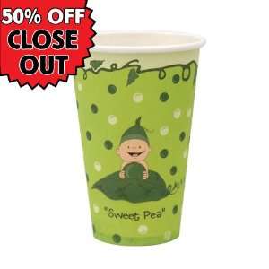Sweet Pea   Hot/Cold Cups   8 Qty/Pack   Baby Shower / Birthday Party 