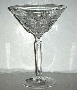 Varga Art Crystal Imperial Martini Glass  