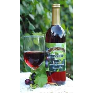 Isons 100% Muscadine Red Grape Juice  Grocery & Gourmet 