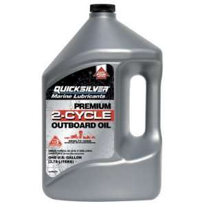  3 each Quicksilver Premium 2 Cycle Outboard Oil 