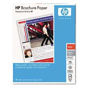  HP  Color Laser Matte Brochure Paper, 112 Brightness, 44lb, Letter 