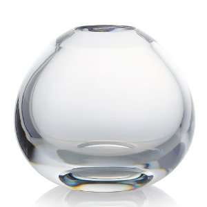  Rogaska Crystal Fashionably Late Clear Vase   4.25 H x 5 