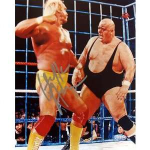  Hulk Hogan   Steel Cage vs. King Kong Bundy   Autographed 