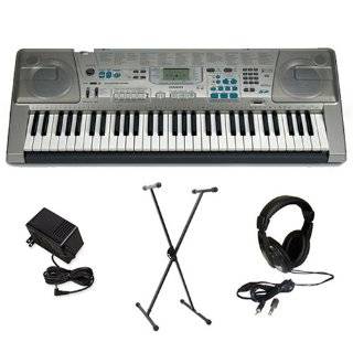 Casio LK300TV Lighted Keyboard with Premium Accessories Package 