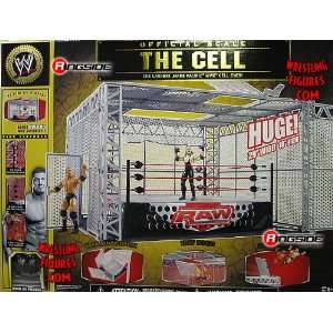  HELL IN A CELL   WWE REAL SCALE TOY WRESTLING RING Toys & Games