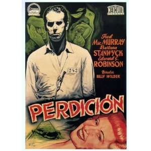  Double Indemnity Perdicion Movie Mini Poster #01 11x17 