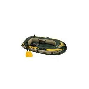  INTEX Seahawk 2 Inflatable Boat Set w/Oars & Pump Sports 