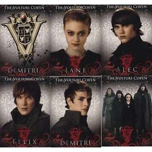    Twilight Eclipse The Wolf Pack 6 Card Insert Set 