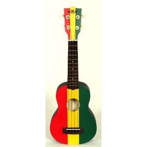  Kala Ukadelic Reggae Colors Soprano Ukulele Musical Instruments