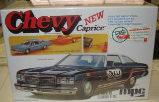 MPC 753 Model Kit 1976 Chevy Caprice with Trailer 1/25  