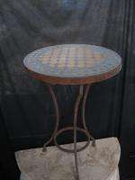 MOSAIC DESIGN END TABLE COFFEE TABLE FLOWER POT STAND E  