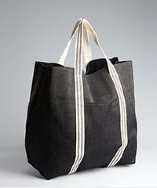 Chloe black woven straw tote bag style# 319927301