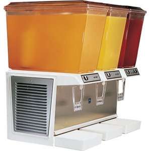   Jet Spray 3 Bowl 15 Gallon Refrigerated Beverage Dispenser Kitchen