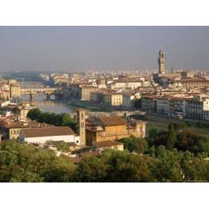  the Piazzale Michelangelo Over the City and River Arno in Florence 