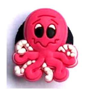Pink Octopus Jibbitz Crocs Hole Bracelet Shoe Charm ~ Ocean Sea Animal 