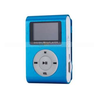 4GB Small LCD display Screen Clip  Player With Chip Built in USB2.0 