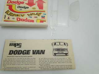 1978 DODGE VAN MPC MODEL 1/25 VINTAGE  