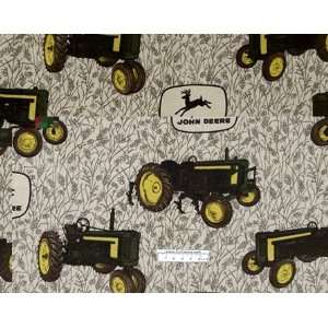  John Deere Vintage Tractors Wheat Fleece