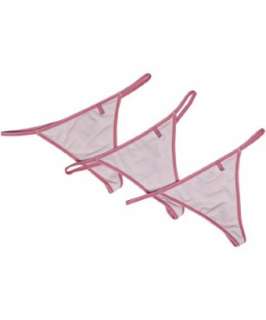 DKNY set of 3   pale pink jersey g string thongs   