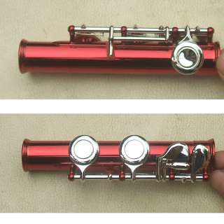 red 16 holes flute closed beautiful shape +E key  