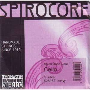  Thomastik Infeld Cello Spirocore G   Silver Wound 4/4 Size 