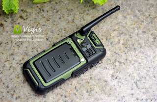   Waterproof Shockproof Mobile Phone + Walkie Talkie, GPS, Compass