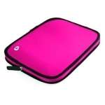 Pink Reversible Premium Neoprene Sleeve Case for Up to 10.2 Netbook