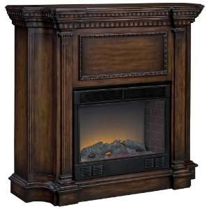  Aged Walnut Finish Electrical Fireplace