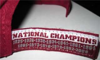   National Champion Alabama Crimson Tide Baseball Caps 