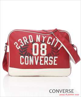 BN Converse Unisex Shoulder Messenger School Bag Red  