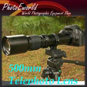 500mm Telephoto Lens for Nikon D5000 D3100 D700 D50 D40  