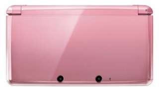 Nintendo 3DS Coral Pink Console Bundle with Nintendogs and Cats Golden 