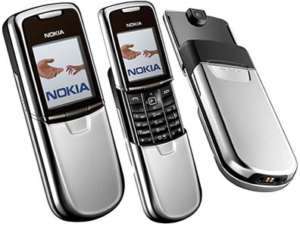 100% UNLOCKED NOKIA 8800 GSM MOBILE CELL PHONE SILVER 6417182574986 