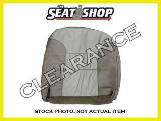   Chevy Tahoe Limited/Z71 2 Tone Tan Leather Seat Cover LH Bottom  
