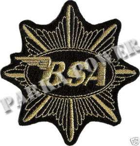 BSA Motorcycles gold star patch, badge, Vintage,  