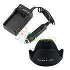 LP E8 LPE8 Battery Charger+58mm Lens Hood for Canon EOS