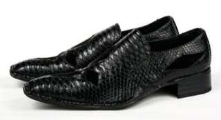  Men Fashion Dress Loafers Shoes Alligator Print Italian 