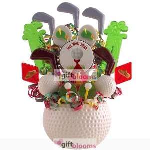    Fore The Links   Get Well Lollipop Bouquet
