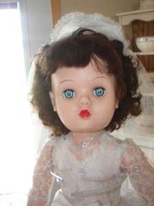   27 Sayco Bride Doll Glamour Girl~Bent Knee~Hard Plastic/Vinyl~Sweet