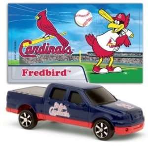 MLB 187 Scale Ford F 150 with Team Mascot Sticker   Cardinals (2 