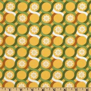  44 Wide Deer Valley Meadow Lace Goldenrod Fabric By The 