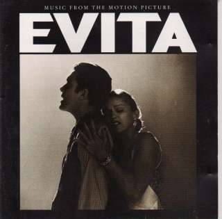 EVITA   MADONNA MUSIC FROM THE MOTION PICTURE CD 1996  