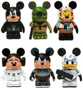 Disney Characters as Star Wars Characters Vinylmation Complete Set 