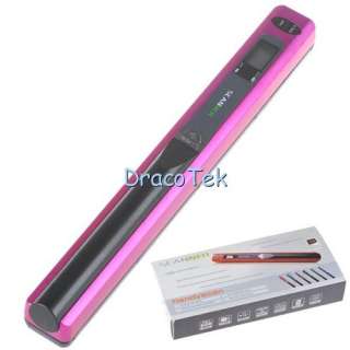   Cordless Handheld A4 portable Scanner Handyscan purple red LZ 415