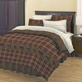 New Bear Deer Lodge Cabin Comforter Set w/Sheets Queen King  