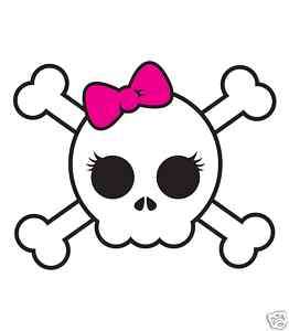 Punk Pirate Girl Skull Baby Onesie/ T Shirt Rock N Roll  