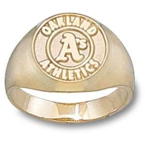    Oakland Athletics MLB Round Logo Ring (14kt)
