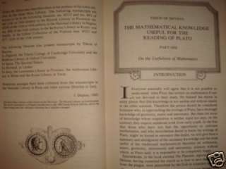 OCCULT   THEON of SMYRNA   PLATONIC PHILOSOPHY orig1892  