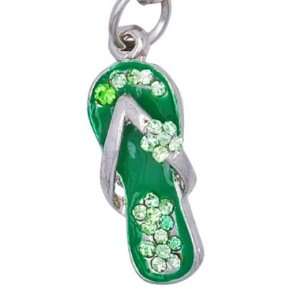   Mobile Phone / Camera Charm Strap (Green Sandal) Cell Phones